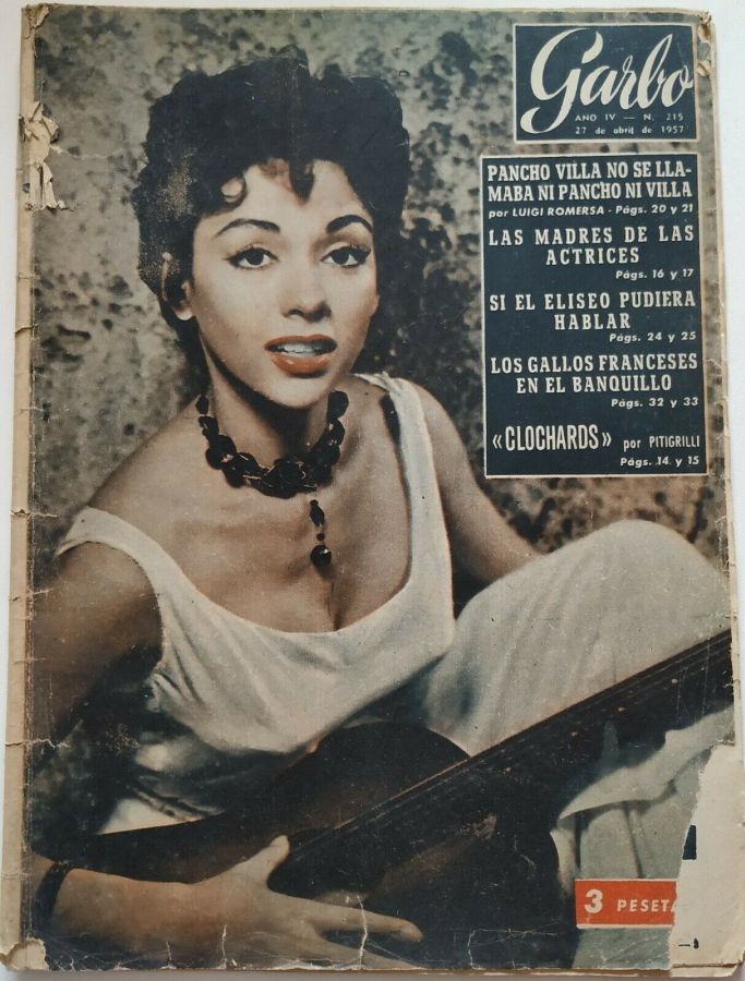 GARBO magazine side cover Issue 215 27 April 1957