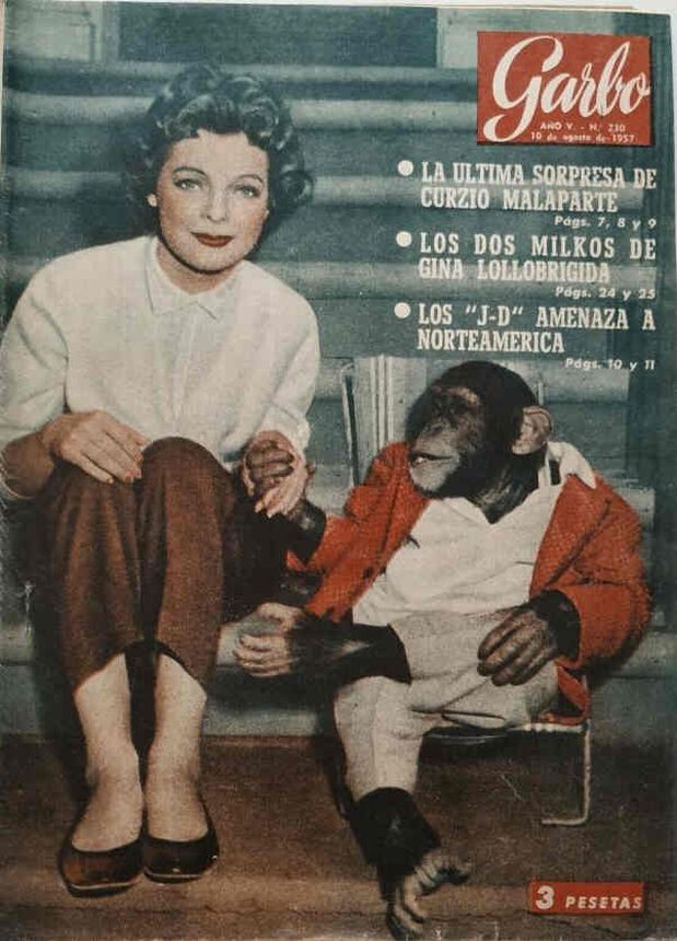 GARBO magazine side cover Issue 230 10 August 1957