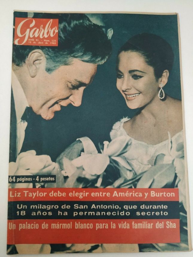 GARBO magazine side cover Issue 526 13 April 1963