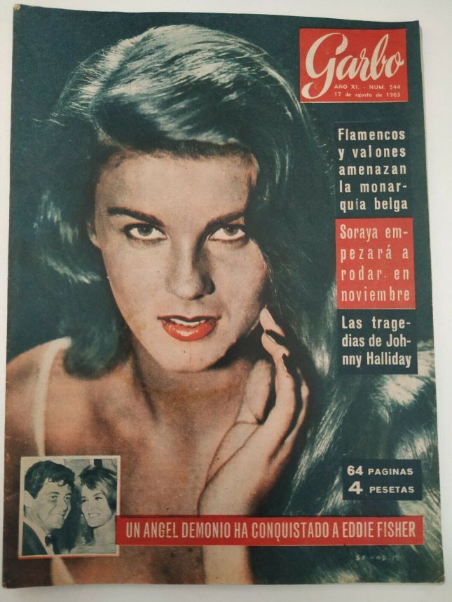 GARBO magazine side cover Issue 544 17 August 1963