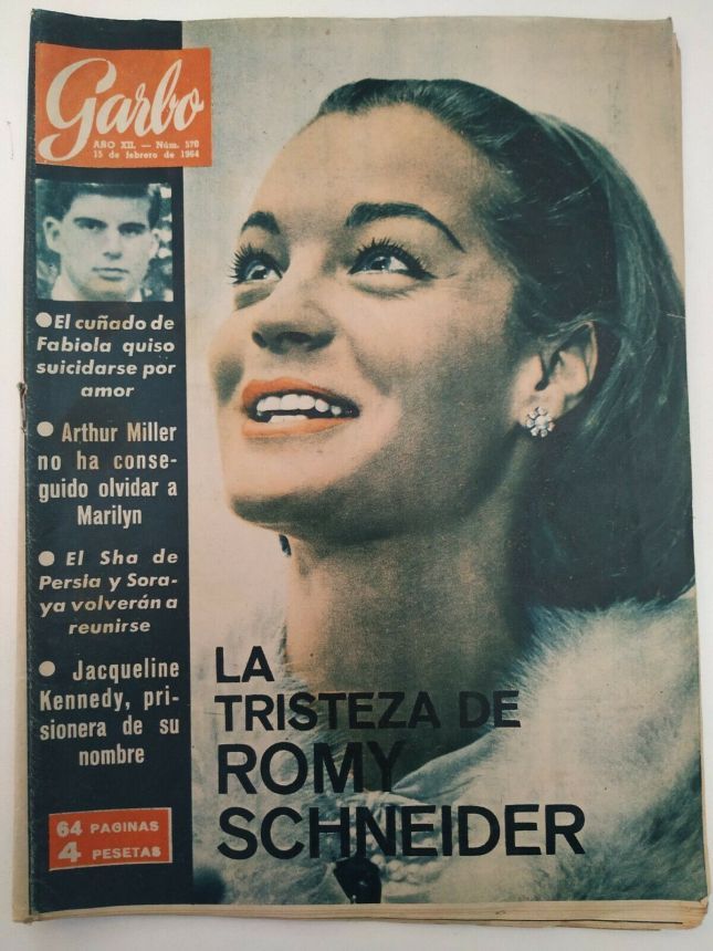 GARBO magazine side cover Issue 570 15 February 1964