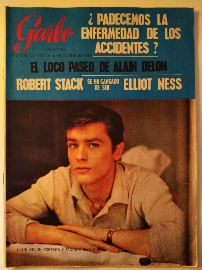 GARBO magazine side cover Issue 657 9 October 1965