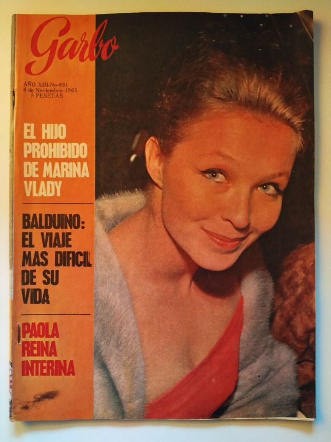 GARBO magazine side cover Issue 661 6 November 1965