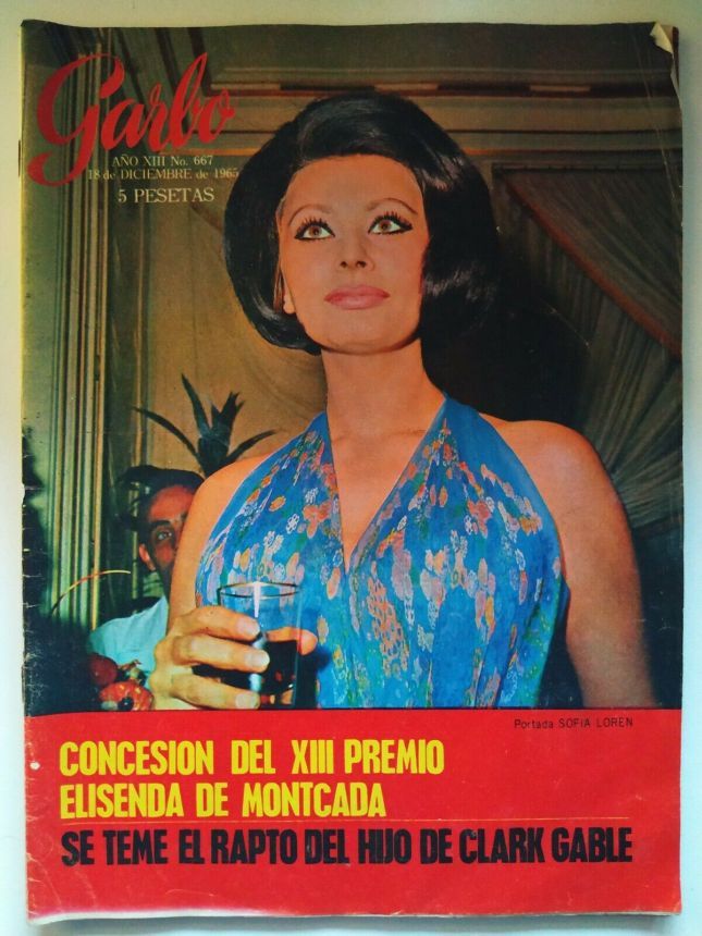 GARBO magazine side cover Issue 667 18 December 1965