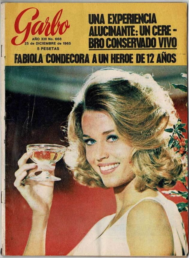 GARBO magazine side cover Issue 668 25 December 1965