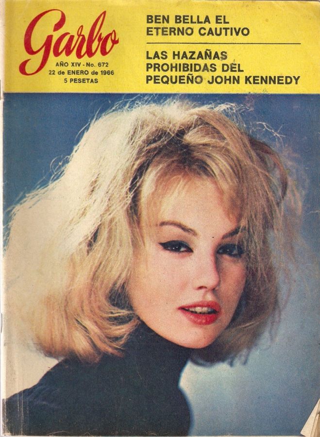 GARBO magazine side cover Issue 672 22 January 1966