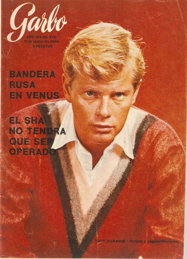 GARBO magazine side cover Issue 679 12 March 1966