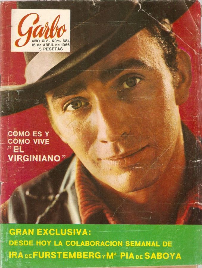 GARBO magazine side cover Issue 684 16 April 1966