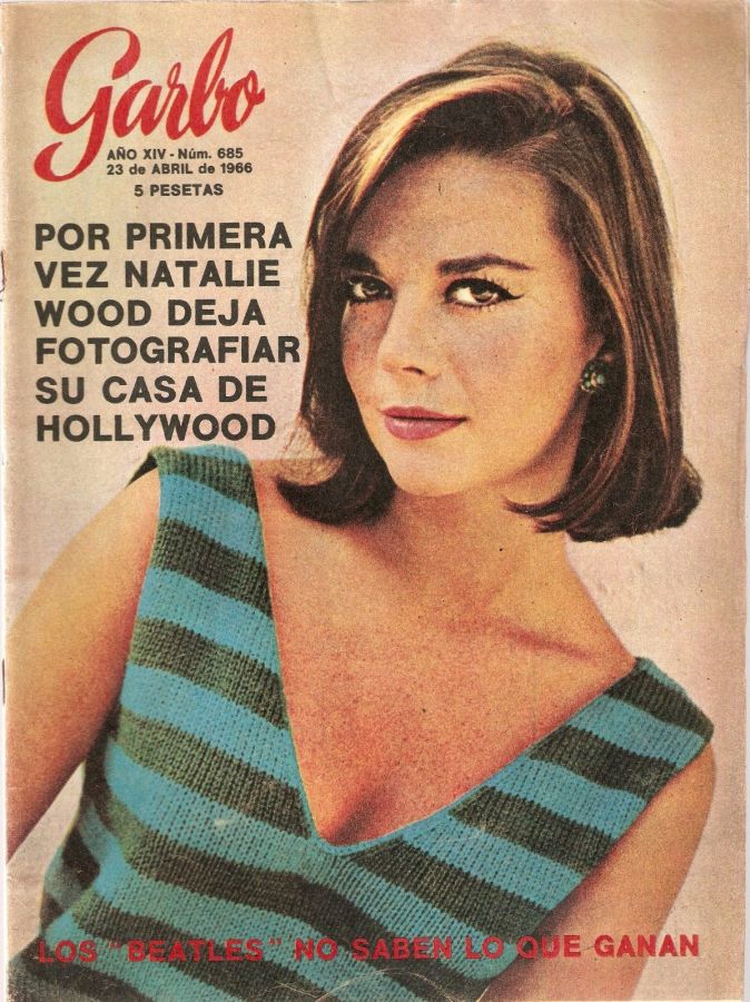 GARBO magazine side cover Issue 685 23 April 1966
