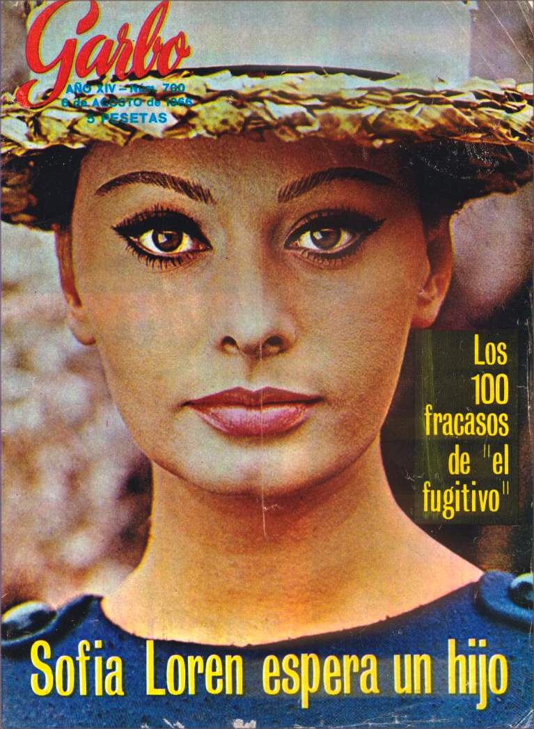 GARBO magazine side cover Issue 780 6 August 1966