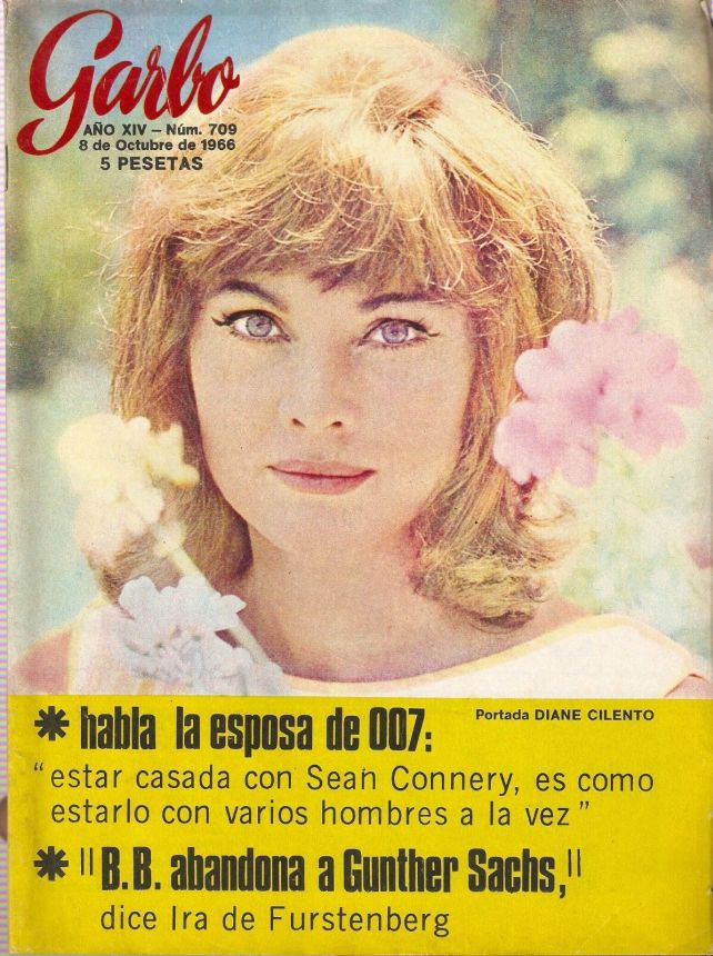 GARBO magazine side cover Issue 709 8 October 1966