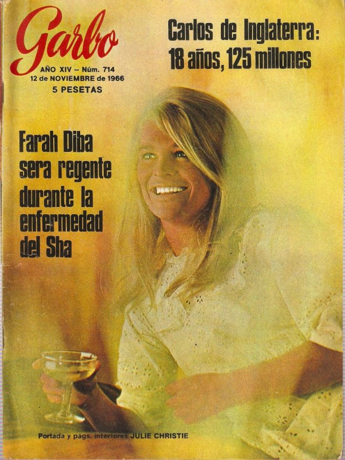 GARBO magazine side cover Issue 714 12 November 1966