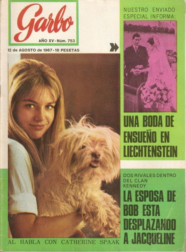 GARBO magazine side cover Issue 753 12 August 1967