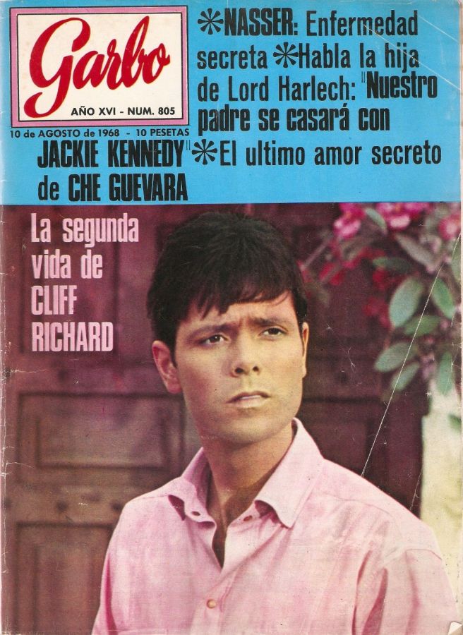 GARBO magazine side cover Issue 805 10 August 1968