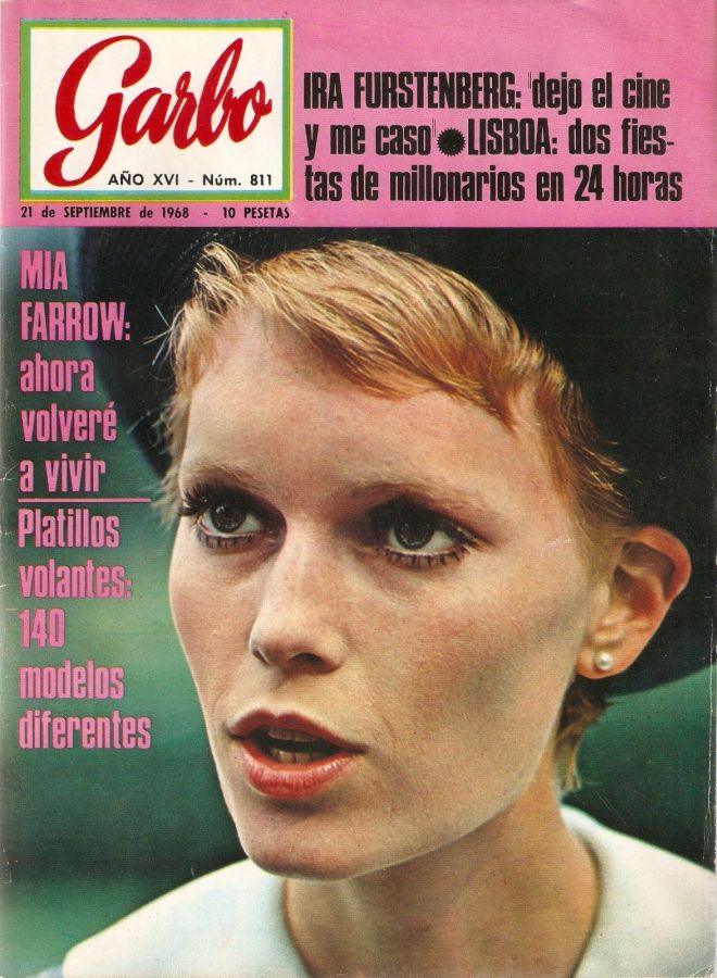 GARBO magazine side cover Issue 811 21 September 1968