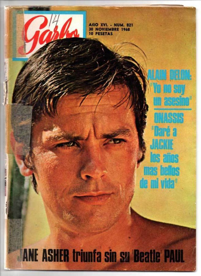 GARBO magazine side cover Issue 821 30 November 1968