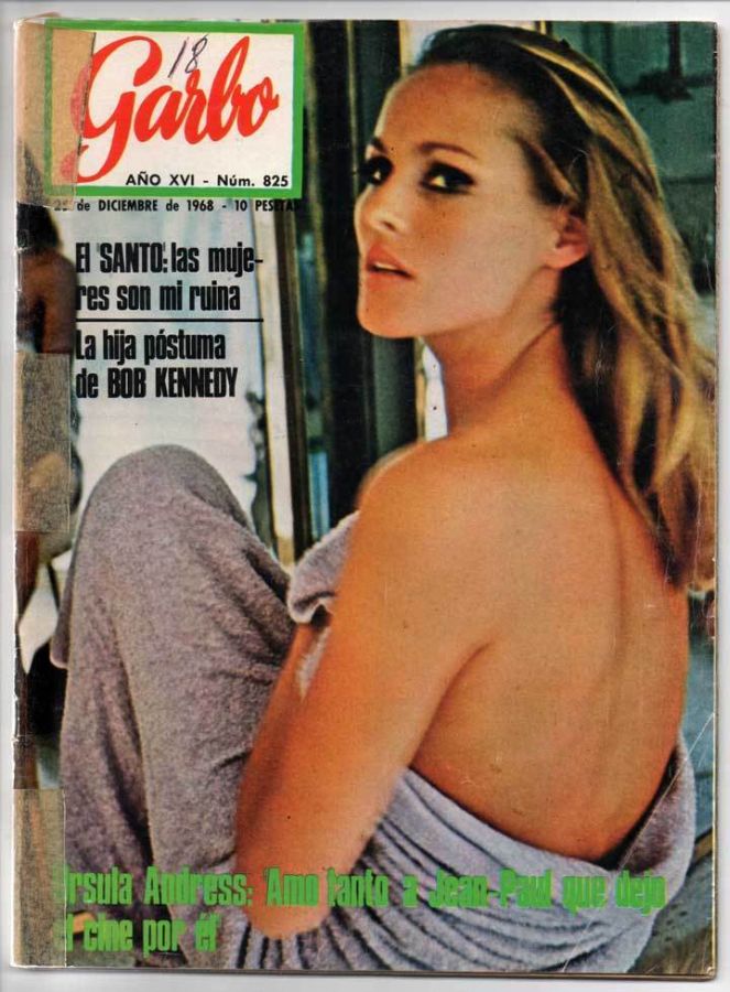 GARBO magazine side cover Issue 825 25 December 1968