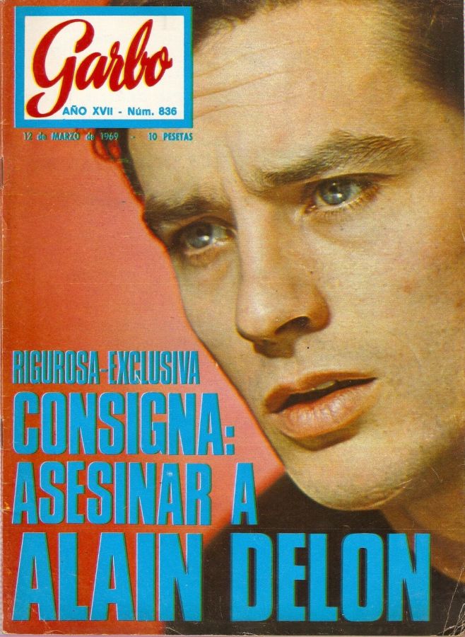 GARBO magazine side cover Issue 836 12 March 1969