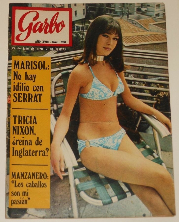 GARBO magazine side cover Issue 908 29 July 1970