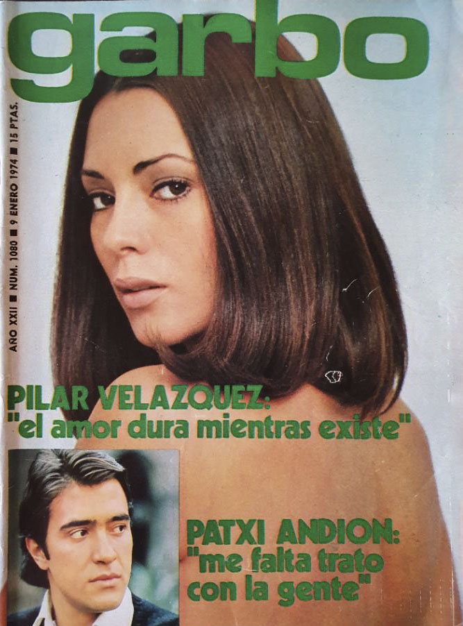 GARBO magazine side cover Issue 1080 9 January 1974