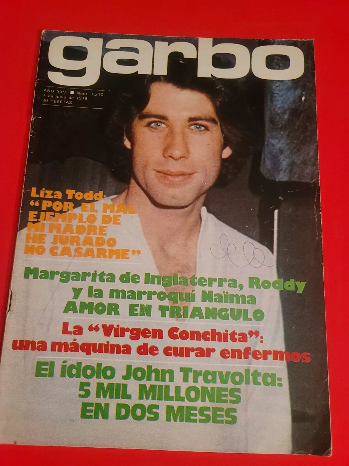 GARBO magazine side cover 7 June 1978