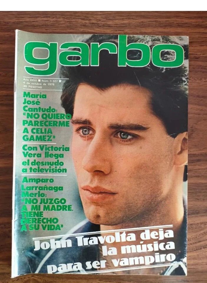 GARBO magazine side cover 4 October 1978