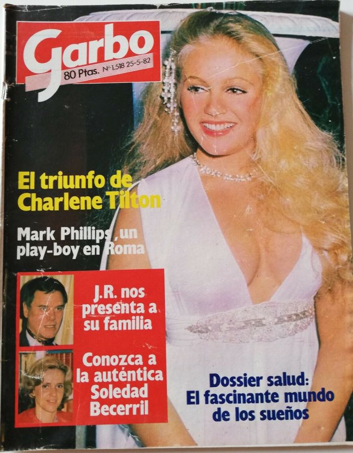 GARBO magazine side cover Issue 1518 25 May 1982