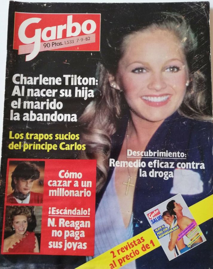 GARBO magazine side cover Issue 1533 7 September 1982