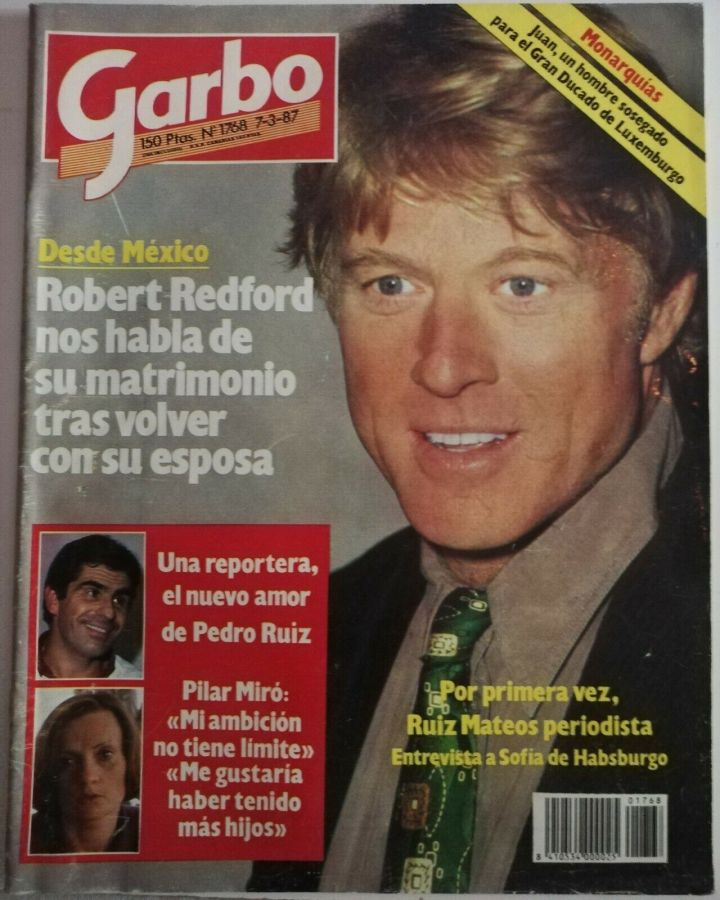 GARBO magazine side cover Issue 1768 7 March 1987