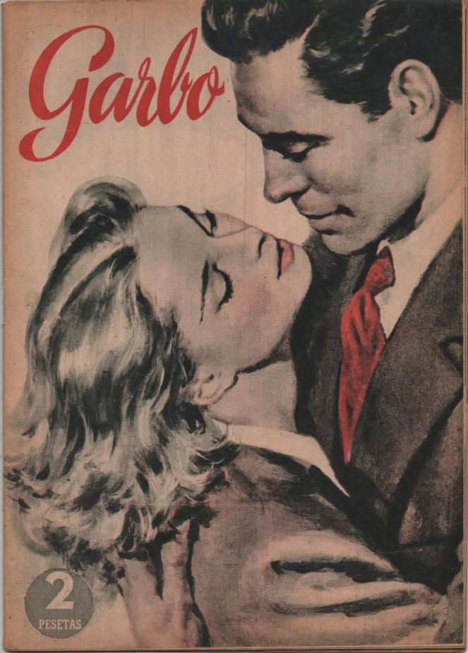 GARBO magazine side cover Issue 1   1953