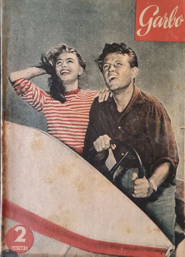 GARBO magazine side cover Issue 19   1953