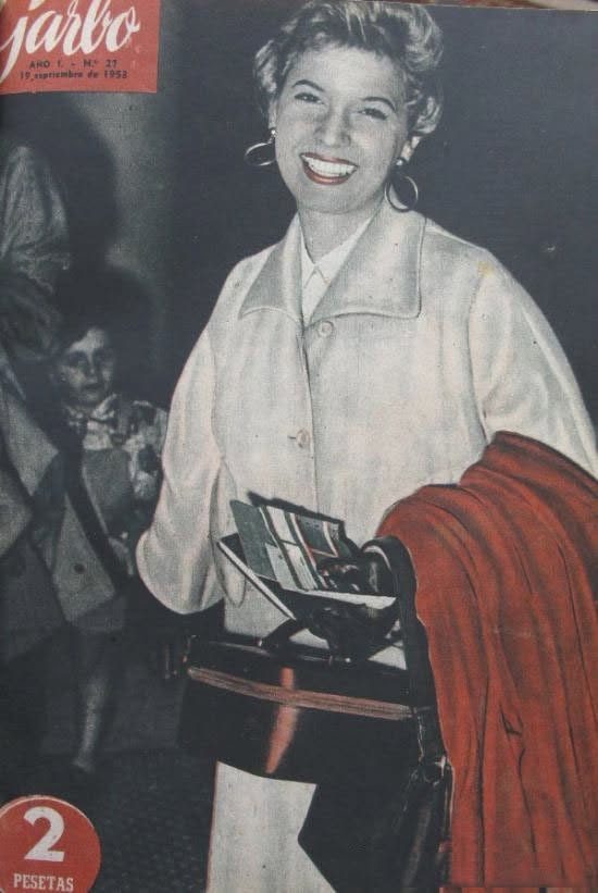 GARBO magazine side cover Issue 27   1953