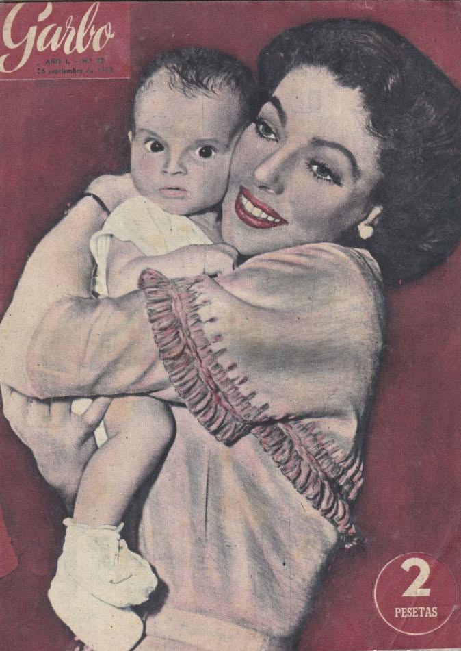 GARBO magazine side cover Issue 28   1953
