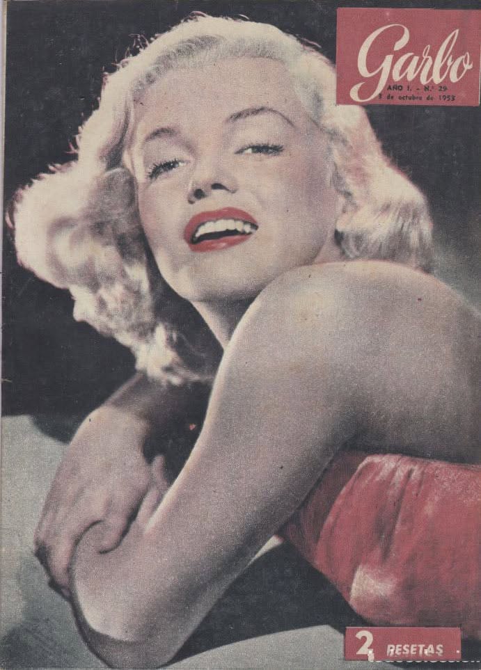 GARBO magazine side cover Issue 29   1953