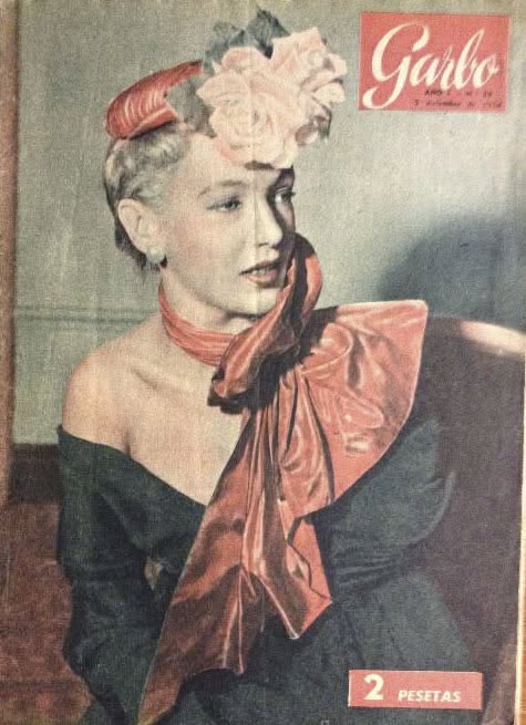 GARBO magazine side cover Issue 38   1953