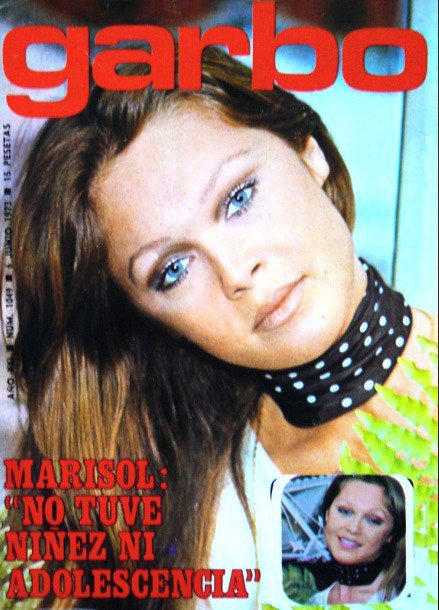 GARBO magazine side cover Issue 1049 6 August 1973