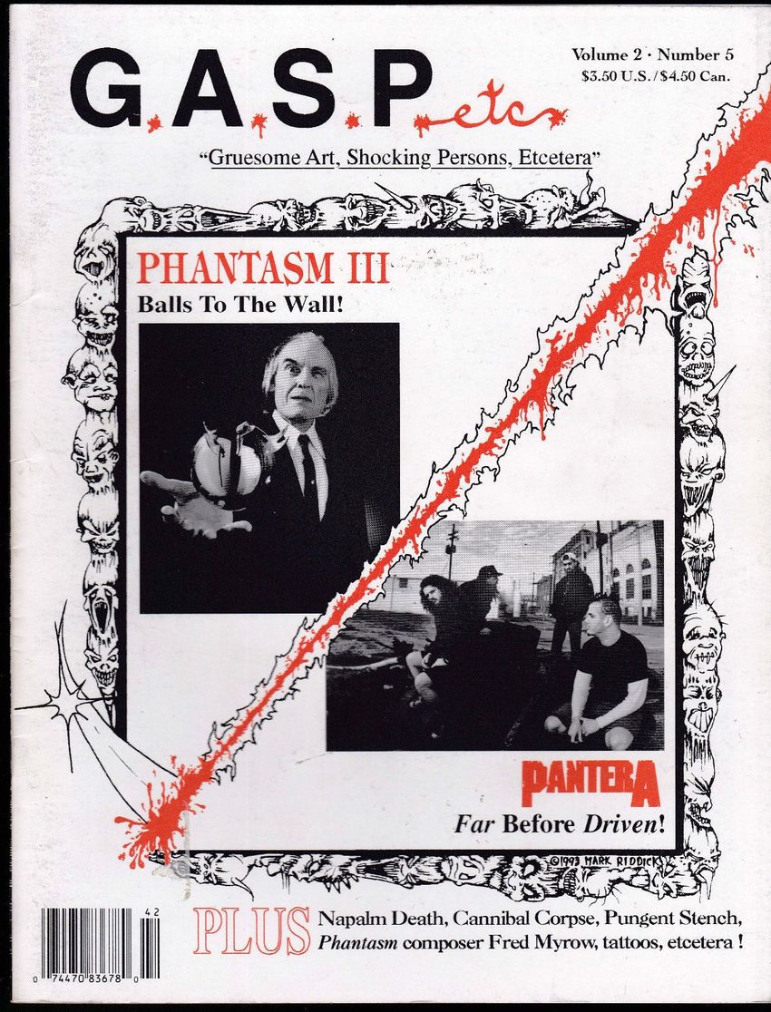 GASP magazine side cover  Vol 2 # 5  1994