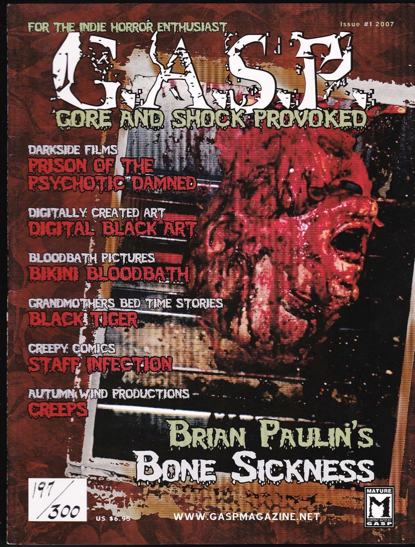 GASP magazine side cover Issue 1  2007