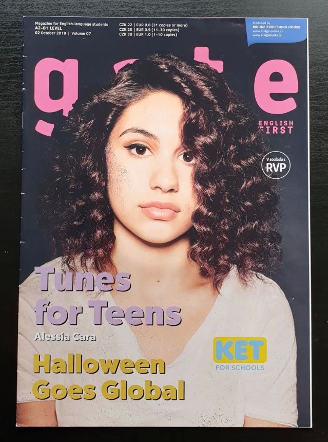 GATE magazine side cover  October 2018