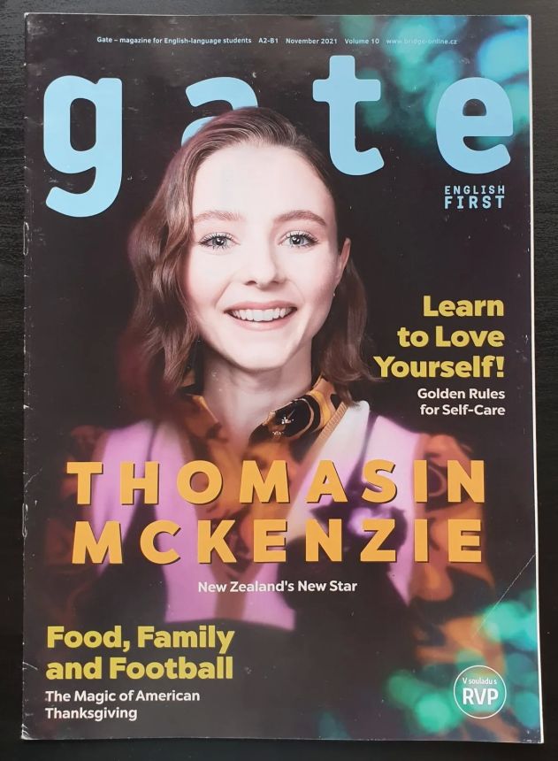 GATE magazine side cover  November 2021