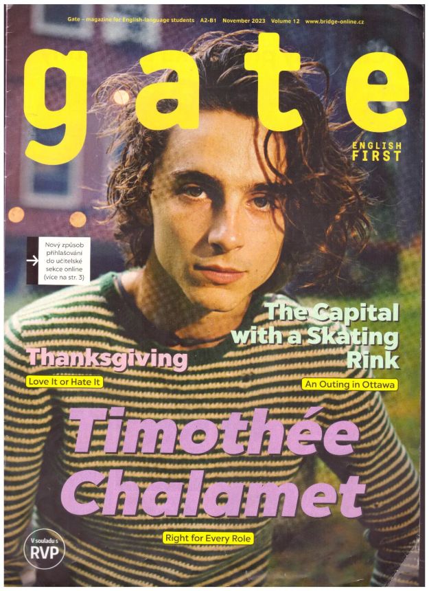 GATE magazine side cover  November 2023