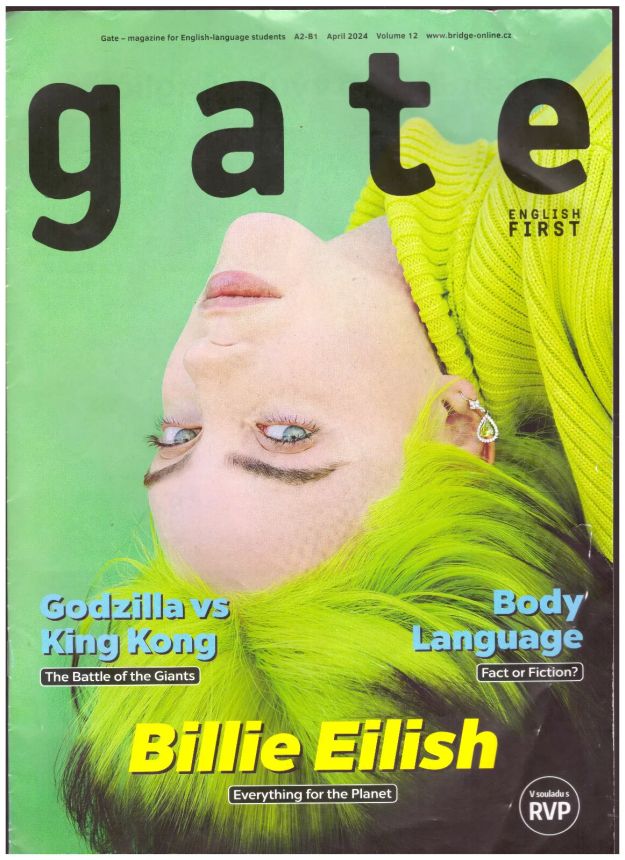 GATE magazine side cover  April 2024