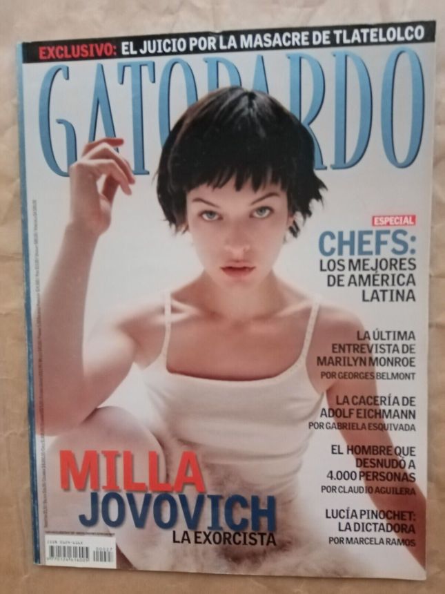 GATOPARDO magazine side cover  August 2002