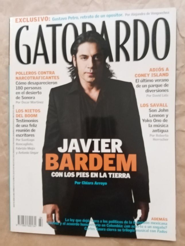 GATOPARDO magazine side cover  October 2007