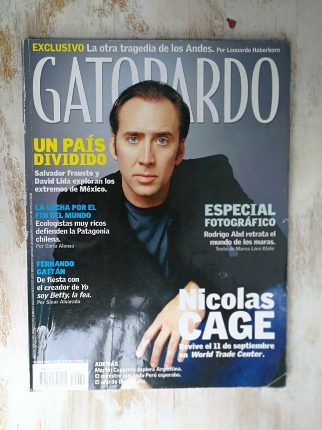 GATOPARDO magazine side cover  September 2006