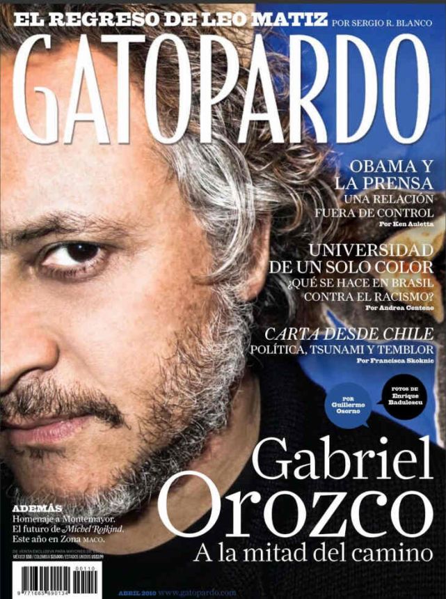 GATOPARDO magazine side cover  April 2010