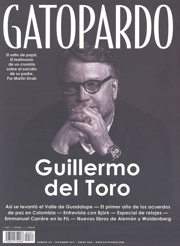 GATOPARDO magazine side cover  December 2017/ January 2018 