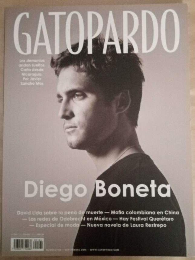 GATOPARDO magazine side cover  September 2018
