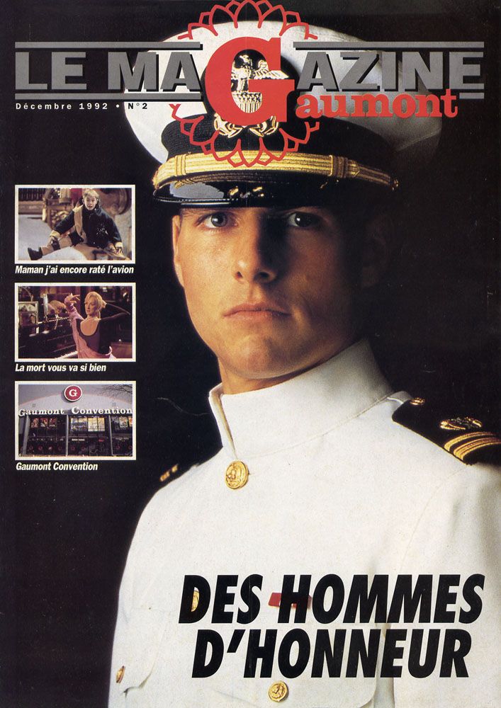 MAGAZINE GAUMONT | LE magazine side cover Issue 2 December 1992