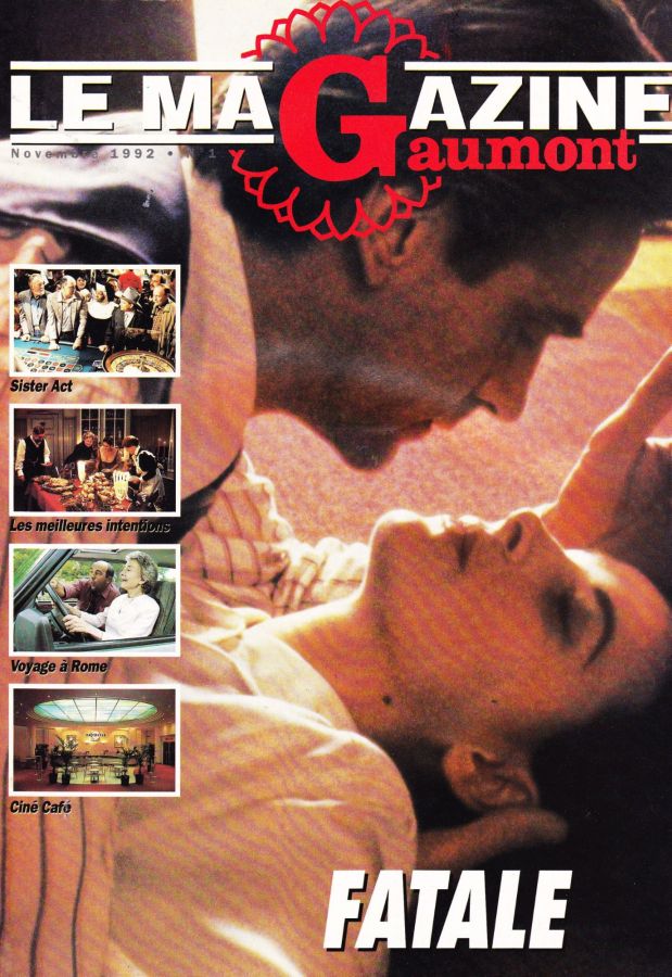 MAGAZINE GAUMONT | LE magazine side cover Issue 1 November 1992